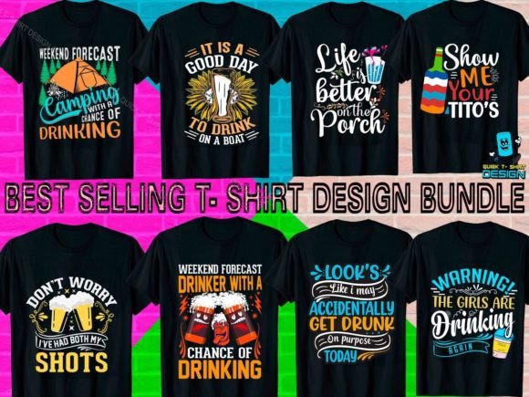 Review: Drinking T Shirt Bundle for Embroidery