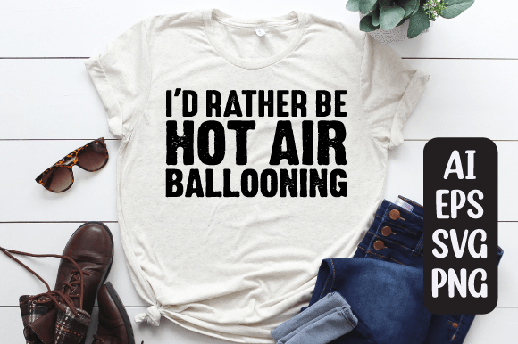 Review: I’d Rather Be Hot Air Ballooning SVG for Embroidery