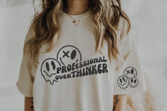 Review: Professional Overthinker Smiley Face SVG for Embroidery