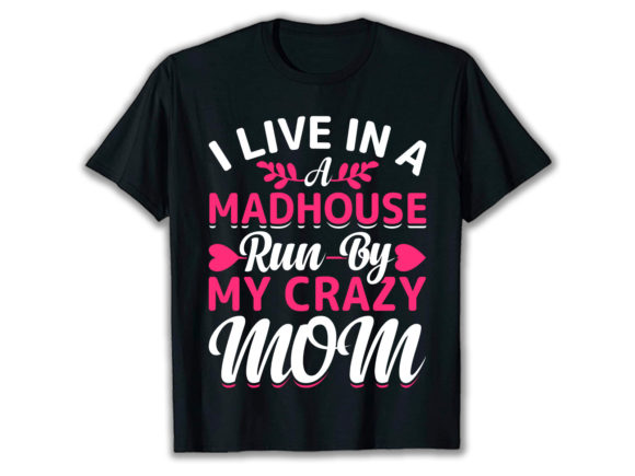 Reviewing My Crazy Mom T-shirt Design for Stitchers