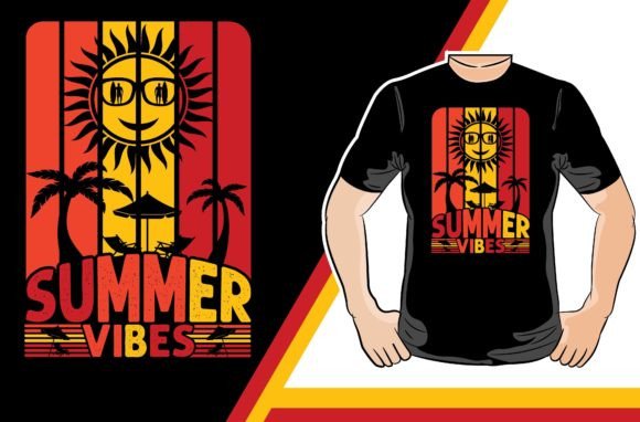 Reviewing the Summer Vibe T-shirt Design for Embroidery