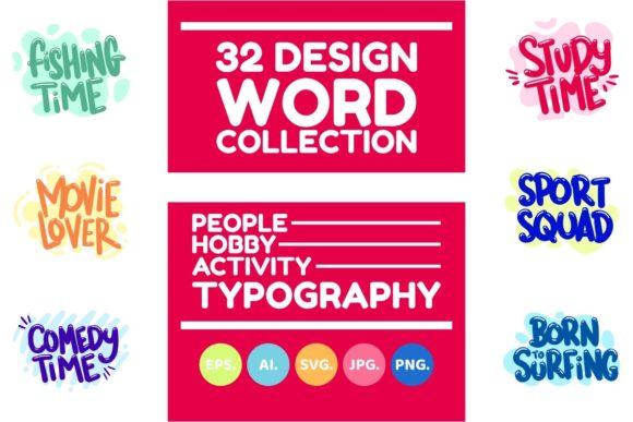 Reviewing the Word People Hobby Quote Design