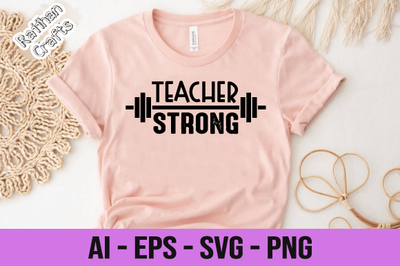Teacher Strong GYM SVG: A Designer’s Embroidery Review